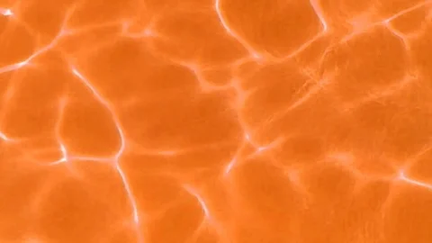 Summer background  orange water waves Stock Footage 88548127