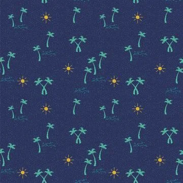 Summer background pattern of tropical beach Stock Illustration