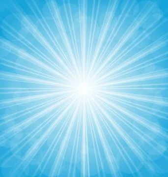 Summer background show light rays Stock Illustration