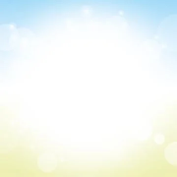 Summer background - soft colored blur of sea sky sun beach Stock Illustration