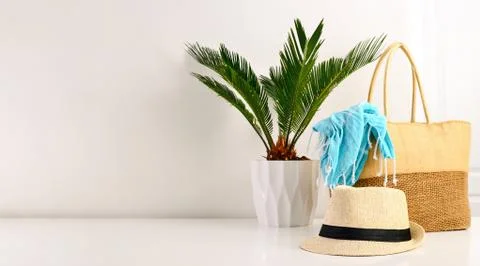 Summer background with a space for a text Foto stock