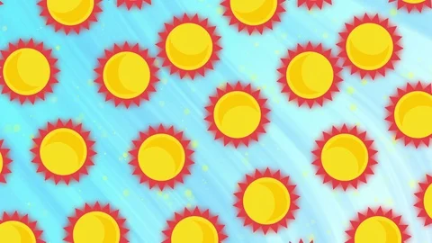 Summer background - the sun Stock Footage 109063033