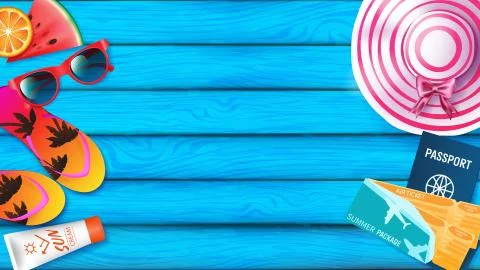 Summer banner Stock Illustration