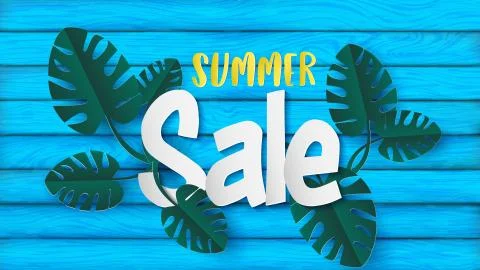 Summer banner Stock Illustration