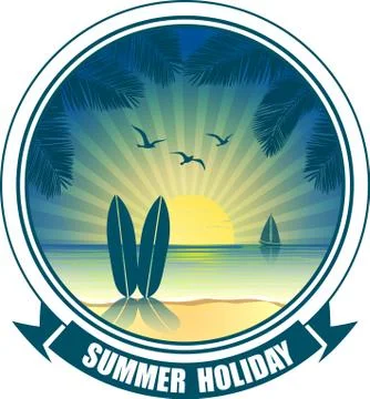 Summer banners Stock Illustration