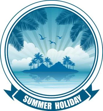 Summer banners Stock Illustration