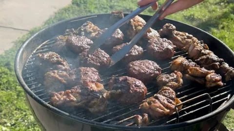 Summer Barbecue Delight Stock Footage 310821704