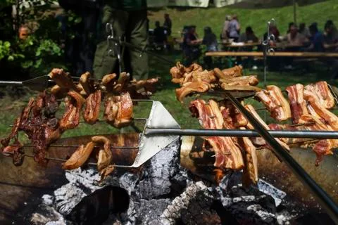 Summer barbecue Stock-Fotos