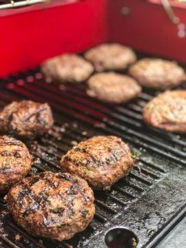Summer barbeque cooking 库存照片
