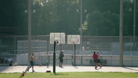Summer basketball Stock Footage 161068291