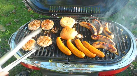 Summer BBQ 2 Stock Footage 856645