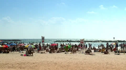 Summer on the Beach 2 Stock Footage 22717194