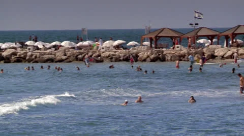 Summer on the Beach 3 Stock Footage 22713120