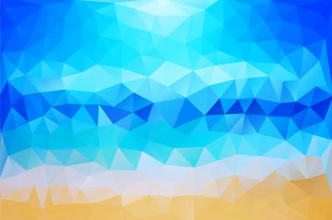 Summer Beach Abstract Background Stock Illustration