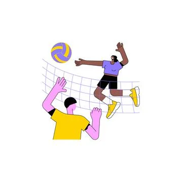 Summer beach activities abstract concept vector illustration. Stock Illustration