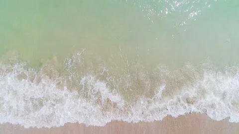 Summer beach, aerial view Stock Footage 85658795