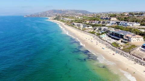 Summer Beach Aerial Waves 스톡 동영상 116192816