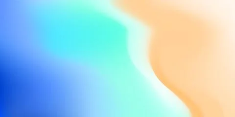 Summer beach background with blurred gradient. Soft blur of turquoise ocean.. Illustrazione stock