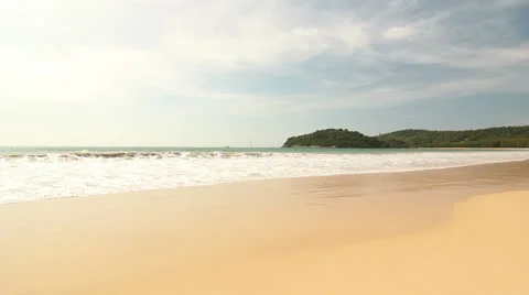 Summer beach background Stock Footage 22637655