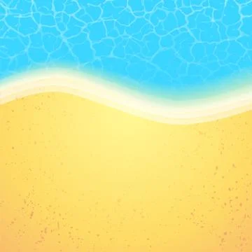 Summer beach background Stock Illustration
