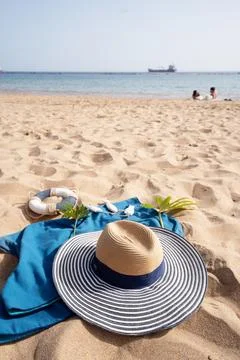 Summer beach background Stock Photos
