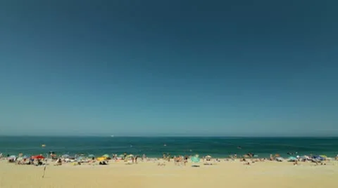 Summer Beach Stock Footage 11364551