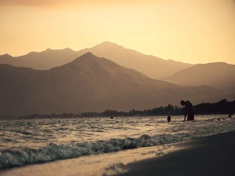 Summer beach Stock Footage 78765596