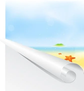 Summer beach Stock Illustration