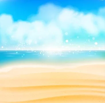 Summer beach Stock Illustration