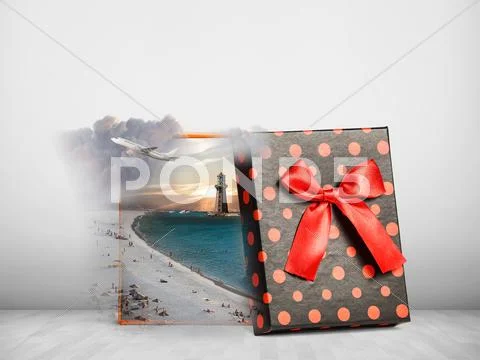 Summer Beach Inside Gift Box