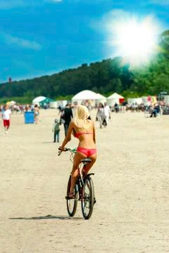 Summer beach Foto stock