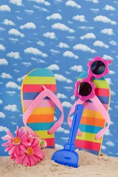 Summer at the beach Foto stock