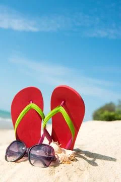 Summer beach Stock-Fotos