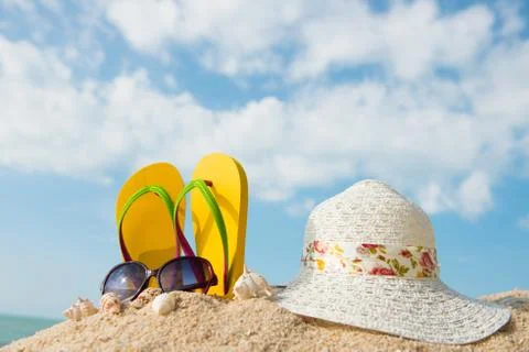 Summer at the beach Foto stock