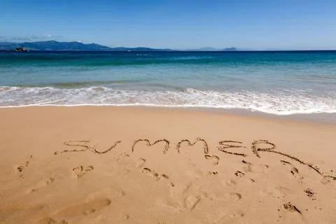 Summer in the beach Stock Photos