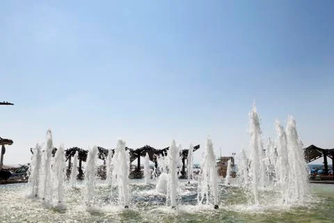 Summer at the beach in tel-aviv Stock Photos