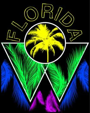 Summer beach vector background in retro style Illustrazione stock