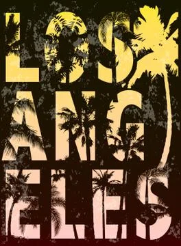 Summer beach vector background in retro style Stock Illustration