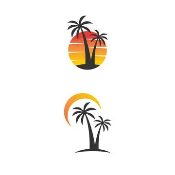 Summer beach Vector icon design illustration Illustrazione stock