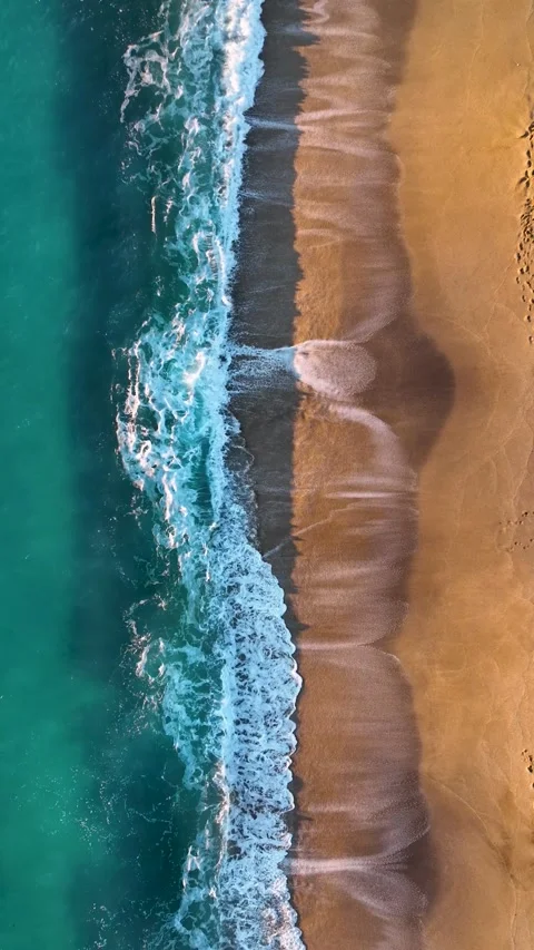 Summer beach Vertical video Stock Footage 219322607