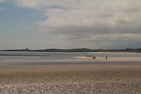 Summer at Beadnell Bay Stock Photos