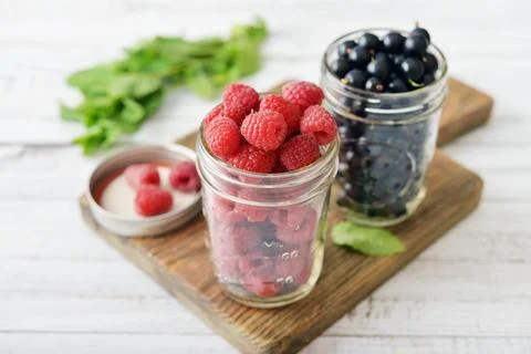 Summer berries Stock Photos