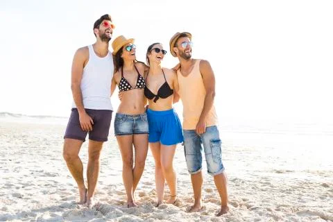 A summer between friends Stock Photos