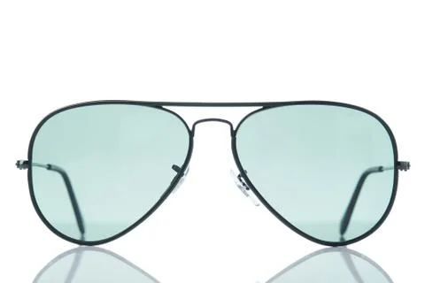 Summer black glasses frame Stock Photos