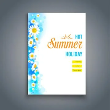 Summer blank Stock Illustration