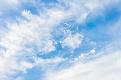 Summer blue gradient clouds light white background clear clouds beauty in cal Stock Photos