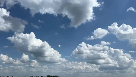 Summer blue sky cloud gradient light white background. Beauty clear cloudy in Stock Footage 278575340