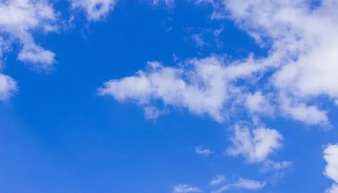 Summer blue sky cloud gradient light white background. Stock Photos