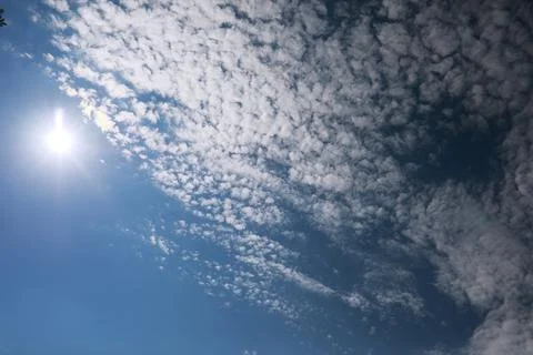 Summer blue sky cloud gradient light white background. Beauty clear cloudy .. Stock Photos