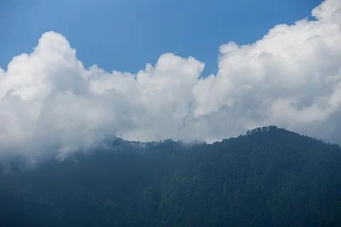 Summer blue sky cloud gradient light white background.beauty bright cloud c.. Stock Photos